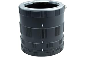 FIRSTING AF Tubo de extensión Macro para Montura de Objetivo Sony/Minolta Alpha a99II a99 SLT-A68 A77 II A65 A77 A58 A57 A55 A37 A35 A33 DSLR-A580 A560 A390 A450 A850 A500 A380 A330 A900 A350 A300 A700