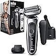 Braun Series 7 Rasoio Elettrico Barba, Rifinitore Di Precisione EasyClick, Stazione SmartCare, 360° Flex, Wet&Dry Ricaricabil