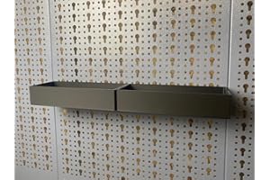 C3E Ablagebox 400 mm für Küpper Lochwand und Eurolochung 45 mm Eurolochwand - Alle Lochwände - (400 mm (2x200))