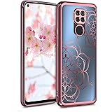 kwmobile Cover compatibile con Xiaomi Redmi Note 9 - Custodia protettiva Cover in silicone TPU cristallo trasparente - Back C