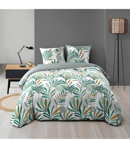 Pack double gaze de coton housse de couette 240 x 220 cm 2 taies d Pack double gaze de coton housse de couette 240 x 220 cm 2 taies d