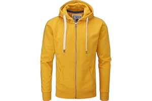 Charles Wilson Felpa Original da Uomo con Cappuccio in Misto Cotone con Zip