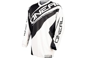O'NEAL | Motocross-Jersey Langarm | MX Enduro | Gepolsterter Ellbogenschutz, V-Ausschnitt, atmungsaktiv | Element Jersey | Erwachsene
