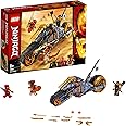 Lego 70672 NINJAGO Coles Offroad-Bike Ninja Motorrad mit Raupenbändern und 3 Minifiguren, Abenteuerspielzeug für Kinder