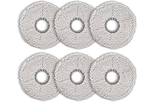 COWINORY (6 Pezzi) T30S Mop Pads per ECOVACS DEEBOT T30 Pro Max/ T30 Pro Omni/ T30S/ T30S Combo/ T30C Omni/ X5 Pro Omni/ X2 Omni/ X2 Pro/ T20 Omni/ X1 Omni/ X1 PRO Omni/ X1 PLUS/ T10 Omni/Yeedi M12 Pro+