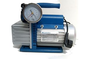 SUPERSAMASTORE Vakuumpumpe 70 L/min 2 STUFIG mit elektrischem Ventil 1/3HP UNTERDRUCK