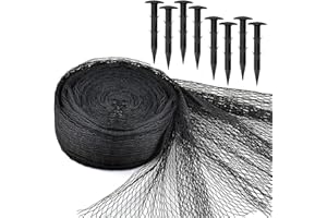 Pond Friend Cover Netting & Fixing Pegs 4 x 3m Protects Fish Against Herons Cats & Falling Leaves Heavy Duty Strong Black Net That Keeps Koi Safe