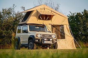 Adventure Xperience Adventurer140 AdventureMate140 Tente de toit pour voiture avec ou sans auvent avec matelas et maille 3D