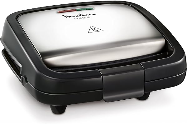 Moulinex - SZ192D - Croc Time - Sandwich Maker, plaques avec revêtement anti-adhésif