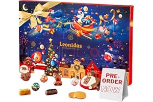 Leonidas Christmas Advent Calendar Belgian Chocolate, 24 Piece 335g