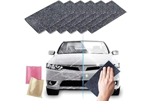 GHYUI 6Pcs Panno Nano Sparkle，Rimuovi Graffi, Auto Vernice Graffi Riparazione, Rimuovi Graffi Auto Panno,Permanente Resistente all' Acqua Professionale Riparazioni Graffi