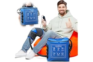 KONGZEE Máquina de terapia de frío, sistema de compresas frías portátil para aliviar el dolor, rodilla/hombro