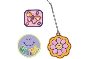 LÄSSIG Zestaw zawieszek i naszywek (3 szt.) z zatrzaskiem/zestaw naszywek szkolnych