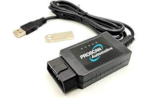 Proscan Automotive ELM 327 Modified Suitable For Italian Cars and MultiEcu Scan software