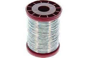 GERMEROTT BIENENTECHNIK Edelstahldraht Wabendraht zum Drahten von Bienenrahmen 500g Durchmesser 0,4mm