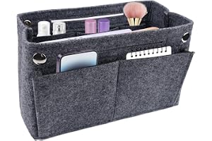 TESSTSY väskorganisatör filt 24x8x15 cm, handväskeorganisatör | Filtväska arrangör, handväska arrangör, fickor inomhus arrang
