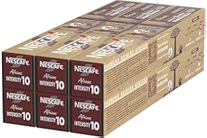 NESCAFE FARMERS ORIGINS NESCAFÉ Farmers Origins Africas Ristretto Cápsulas de Café 6 x 10 Unidades - Aprobado para Máquinas Nespresso