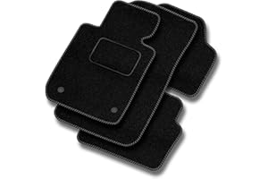 M MOTOS alfombrillas coche de velours standard compatibles con Volkswagen Golf Plus 2005-2014 - Standard, Tejido, Gris - Experimenta un nuevo confort de conducción con un juego de alfombra de coche de