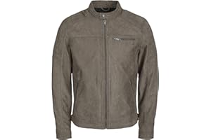 Kurtka mêska JACK & JONES Kurtka ze skóry sztucznej Biker Blouson Bomberjacke JJEROCKY Design Coat Kurtka wiosenna