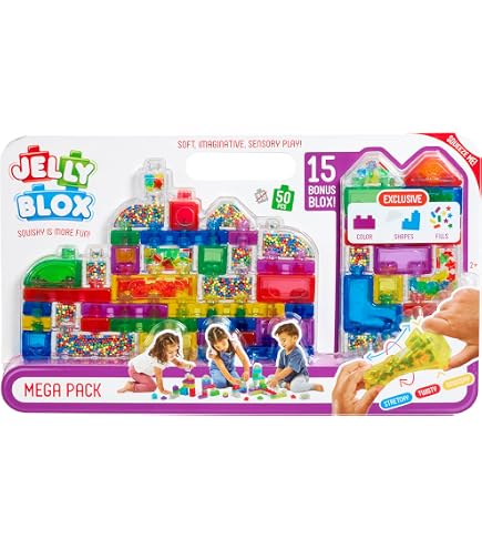 BSM Edushape Edu Blocks - 26 Pièces, Blocs De Construction Flexibles Et Lavables Pour Enfants