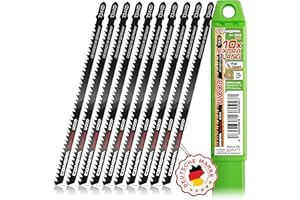 CONBRA® Stichsägeblätter Holz (10x T344D) - exakte Kurvenschnitte - ideal für Bosch PST 700 E, Bosch GST 150 BCE, Bosch PST 1000 PEL - Stichsäge Blätter, Stichsägeblätter