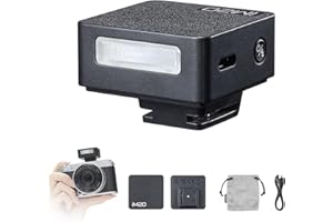 ‎GODOX Godox iM20 Mini Flash dla Canon, Sony, Fuji, Nikon, Panasonic, Olympus, Pentax, 3s czas ładowania, około 440 czasu błysku, lekki przenośny mini aparat błyskowy