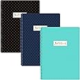 A4 Notebook - 3 Pack Lined Notebook A4 with Premium Paper, Wirebound, Easily Tear Off, College Ruled Journal, 29.6 X 23 cm,