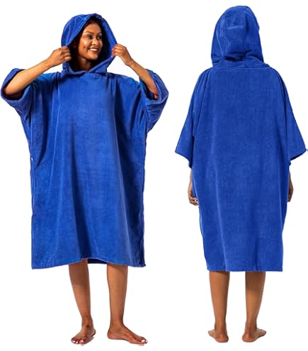 Serviette à Langer, Poncho De Surf à Séchage Rapide, Cape De Piscine De