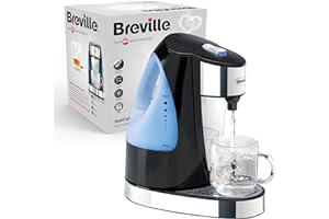 Breville HotCup Hot Water Dispenser | 3kW Fast Boil |1.5L | Energy-Efficient | Gloss Black [VKJ142]