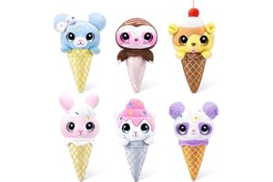 Coco Cones Sweet Plyschleksaker från ZURU Bedårande Cuddly Companion Nestled in a Colorful Cone, Sweet Treat Advetures and Collectible Joy (3 Pack)