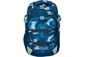 neoxx Active Schulrucksack Camo nation I Schulranzen für die weiterführende Schule I Ergonomischer Rucksack für Jungen und Mädchen I Tornister