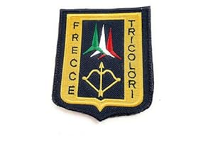 SUMA SHOP Patch Frecce Tricolore Con Nastro Adesivo Cm 8,5 X 10 Replica