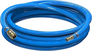 AUPROTEC Sicherheits Druckluftschlauch Set Prevost PVC-Schlauch Surflex Pro + Messing Schnellkupplung Auswahl: (15m Meter, Innen Ø 13mm)