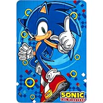 Serviette De Plage Sonic The Hedgehog - 140x70 Cm - 100% Coton - Enfant