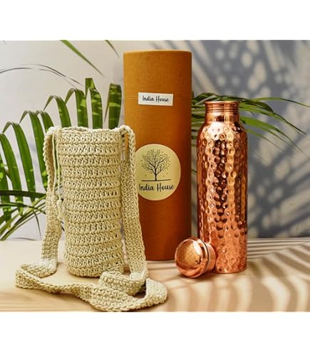 PRURA Koperen Waterfles - Lekbestendige Ayurvedische