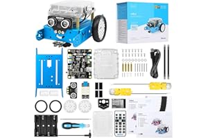 Makeblock mBot Coding Robot for Kids 8-12, Programmable Robot Compatible with Scratch and Arduino, Detects Obstacles, Follow Line, Arduino Coding Kit for Boys and Girls