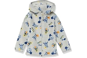 Amazon Essentials Disney | Marvel | Star Wars Chaqueta de Forro Polar con Capucha y Cremallera Completa Niño