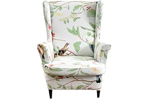 EBETA Funda de sillón para sillón con Orejas Completo, Funda Reclinable de Orejero (Elster)