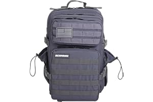 ELITRAINX Zaino 45L Tattico Militare USA Impermeabile Sport, Cabina Aereo, CrossTraining, All'aperto Sport Palestra Portatile by ELITEX TRAINING