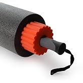 Zerogym Multi Foam Foam Roller, 3 Par&ccedil;a 3 Fonksiyon Masaj &Ccedil;ubuklu, Kas Gevşetici ve Ağrı Azaltıcı, Turuncu