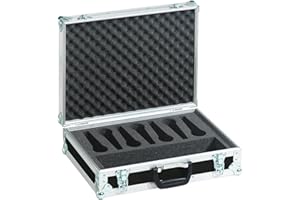 ROADINGER Mikrofon-Case Road 7 Mikrofone schwarz | Flightcase für Mikrofone