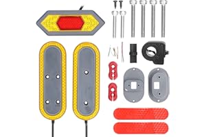 HUIOP Indicatore di direzione a LED Spia di sicurezza per scooter elettrico compatibile con M365/365PRO/PRO2/1S/LITE/MI3,Turn Signal
