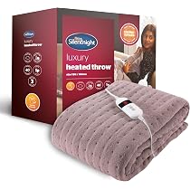 Silentnight Comfort Control Heated Throw - Fleece Heating Overblanket  Electric Heated Throw - Luxury Machine Washable Blanket for Sofa and Bed :  Amazon.co.uk: Home u0026 Kitchen