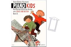 SCHOTT MUSIC GMBH Piano Kids Band 2 inkl. praktischer Notenklammer - die Klavierschule für Kinder ab 6 Jahren mit Spass UND Aktion (broschiert) von Hans-Günter Heumann (Noten/Sheetmusic)