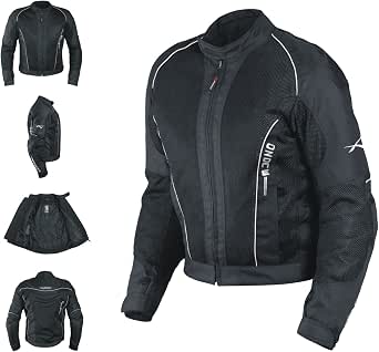 A-Pro Tessile Giacca Moto Touring Mesh Giacca CE Protezioni estate grigio  XXL : Amazon.it: Auto e Moto