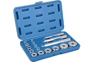 DAYUAN Lot de 17 outils de roulement en Aluminium roues Outil d'extracteur de roulement d’éléments de pression pour le montage et la remise en état