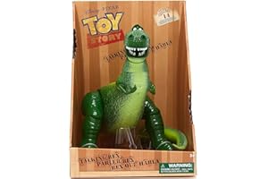 Disney Store Official Figurine Interactive Rex, Toy Story des Studios Pixar, 34 cm/13", Figurine tyrannosaure Interactive, Plus de 15 répliques en Anglais, à partir de 3 Ans