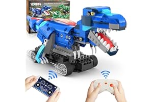 Yerloa Dinosaur Toy STEM Building Sets, 343Pcs App & Remote Control Building Kits for Kids 6 7 8 9 10 11 12 Years Old, Projects Building Blocks Toys Educational Creative Gift for Boys Girls 6-12+ Year