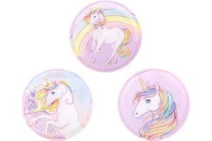 Belmil Zestaw 3 łatek z zapięciem na rzepy, kompatybilne z tornistrem Comfy/Smarty, Unicorn, zestaw łatek