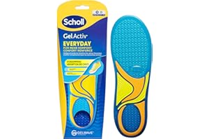 ‎DR. SCHOLL'S WORK Scholl GelActiv Everyday Einlegesohlen für Frauen, Den ganzen Tag komfortable Füße, Memory Foam-Dämpfung und GelWave-Technologie passen sich den Füßen an und bietet höchsten Komfort, Größe 35.5-40.5